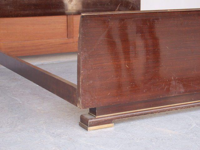 1930 Art Deco Bed Maxime Old Rosewood photo for sale