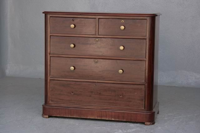 Navy Chest Of Drawers 1900 Mahogany photo Furniture