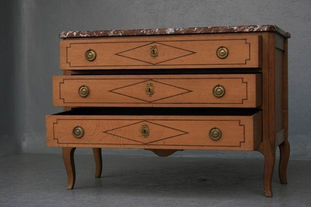 Light Oak Chest Of Drawers, Directoire Period photo 2617.0