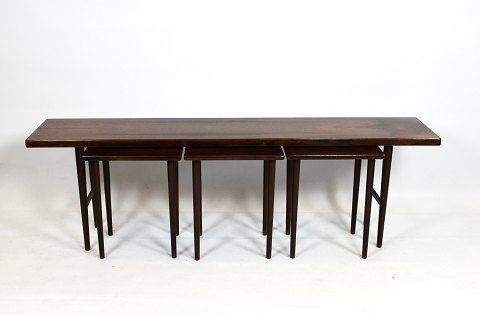Deposit Table Made In Rosewood By Kurt østervig For Jason Møbler From The 1960s