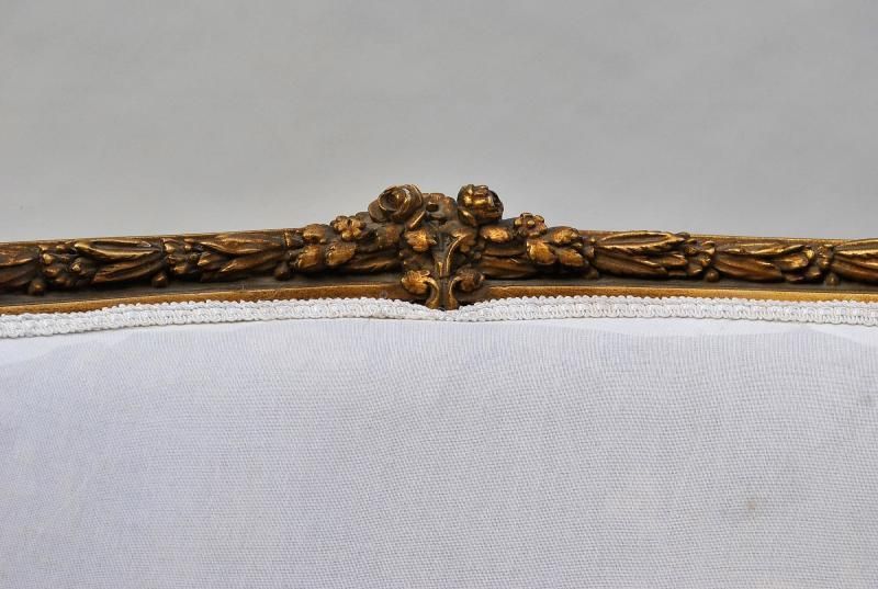 Marquise In Guilt Wood, Louis XVI Style, 20th Century photo vintage
