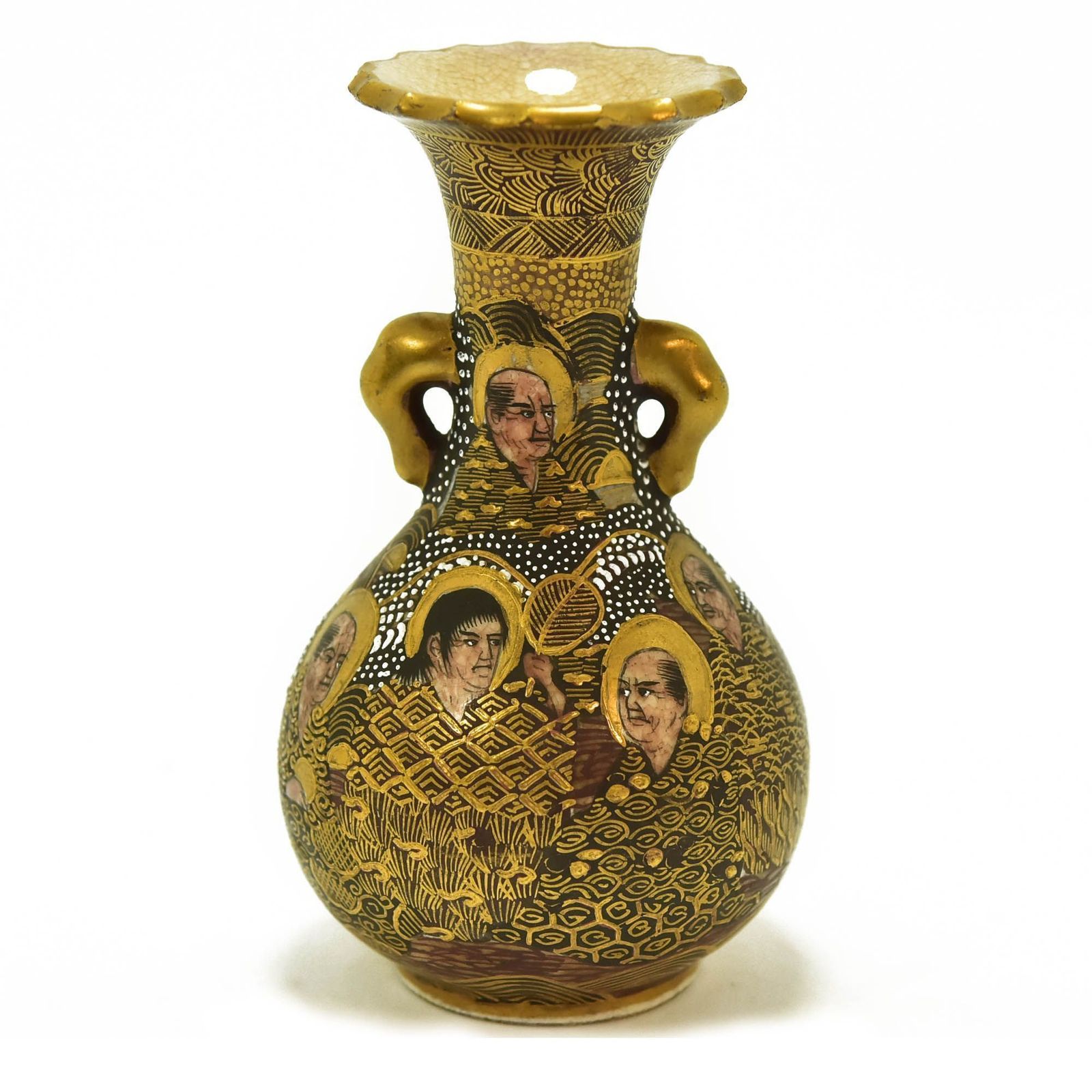 Japanese Satsuma Vase, 19th Century