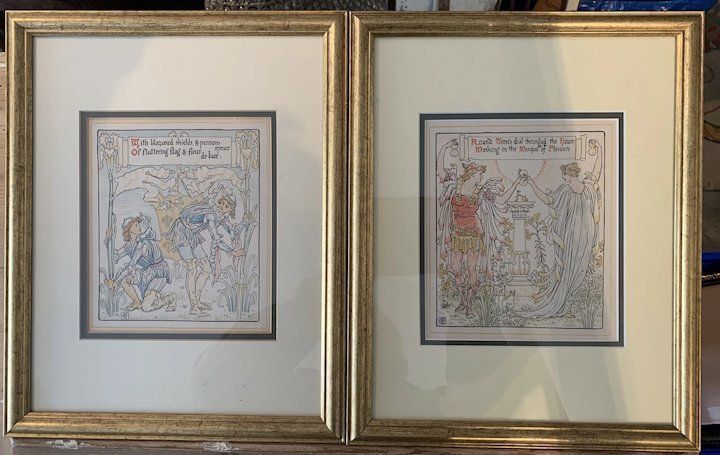 Vintage Book Illustrations Queen Of Summer photo furniture