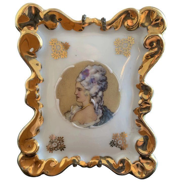 Antique French Limoges Porcelain Picture