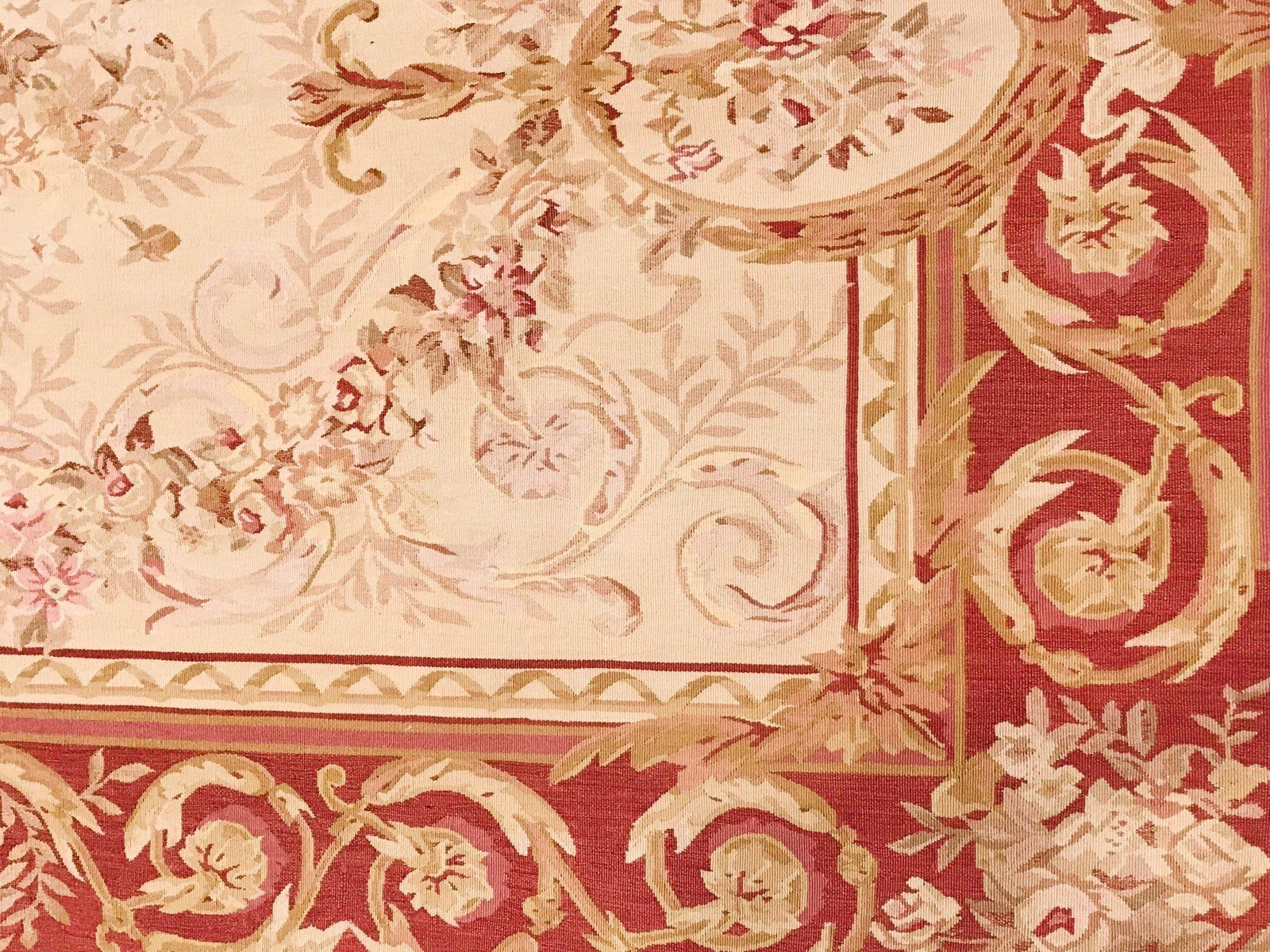 Red Hand Knotted Rug, 1972 photo vinterior