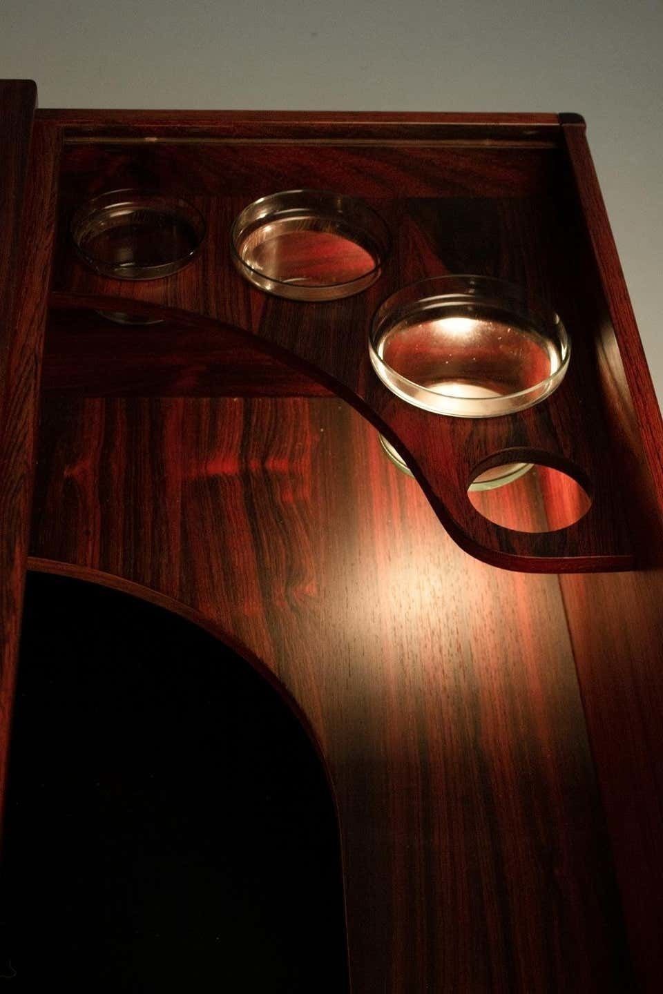 Swedish Midcentury Bar In Rosewood "Party Corner" By Wards Ateljéer Ab, 1968 photo vinterior