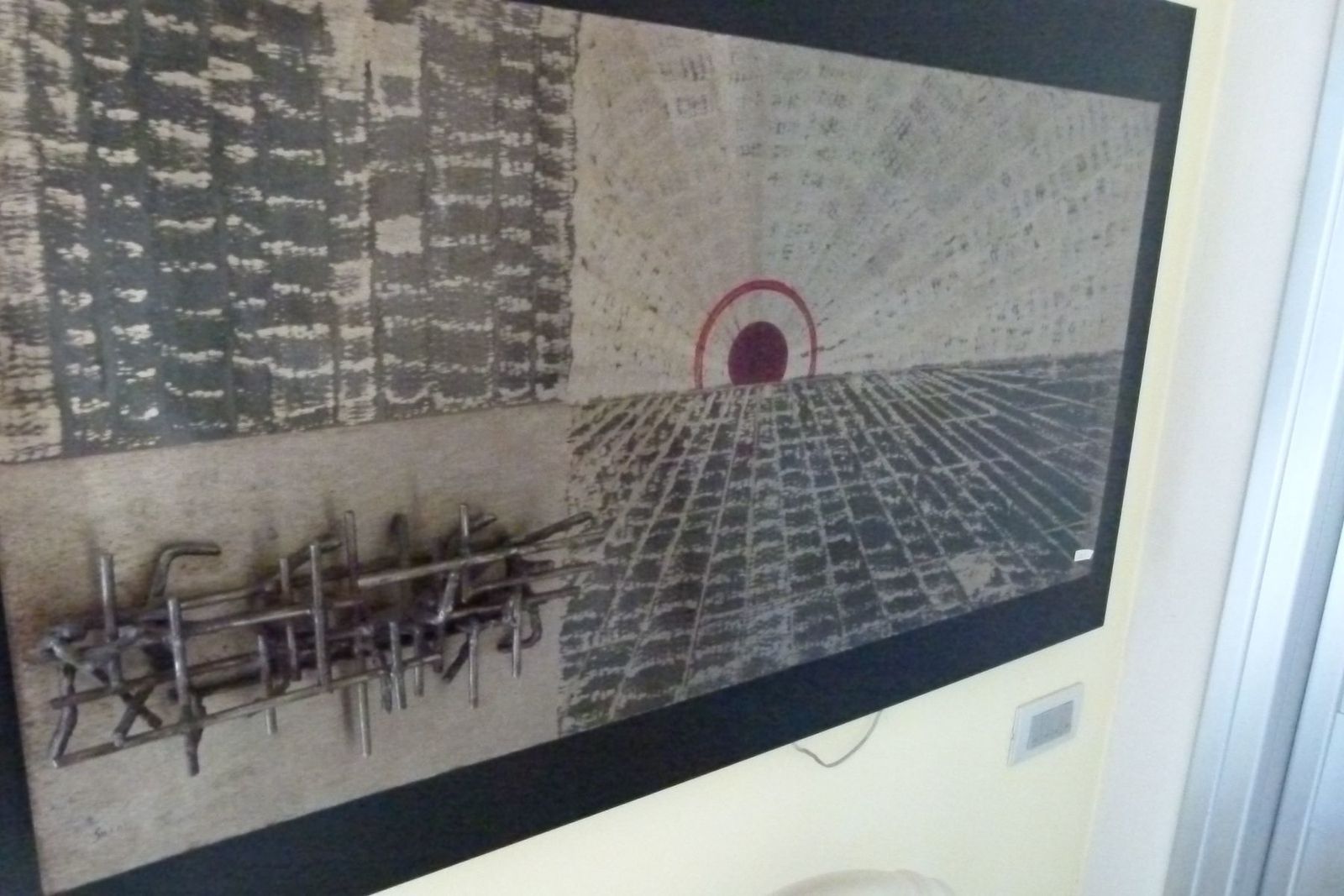 Vintage Panel With Light From Silla, 1960s photo vintage