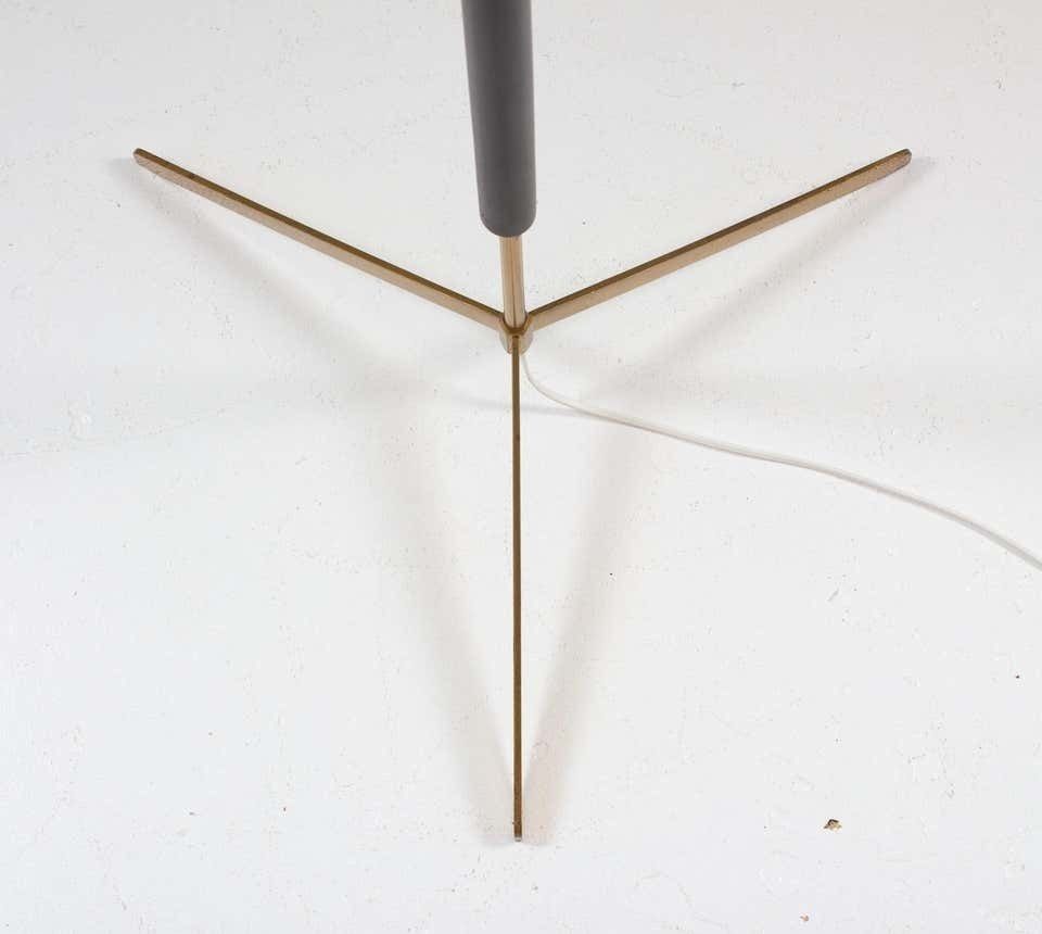 photo furniture Scandinavian Midcentury Floor Lamps In Brass And Wood By Bergboms, Sweden