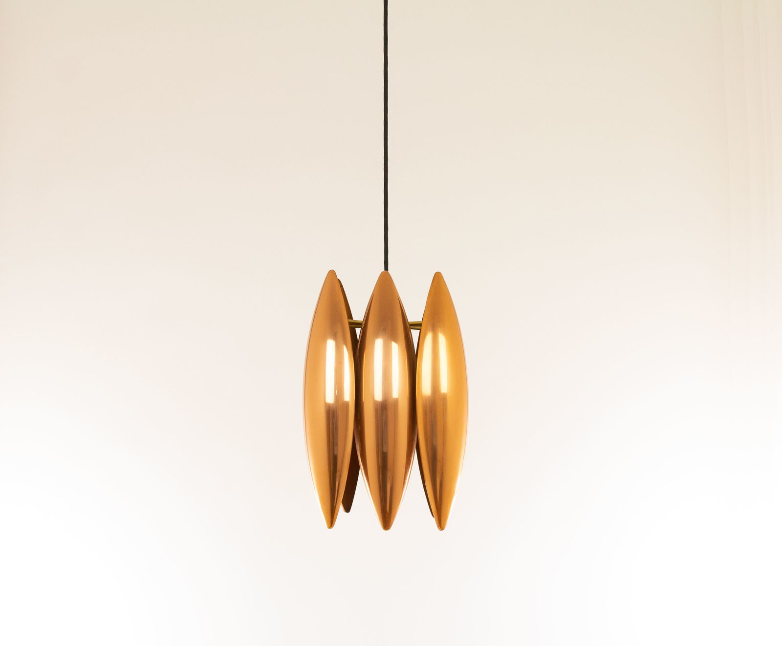 Copper Kastor Pendant By Jo Hammerborg For Fog & Mørup, 1960s photo for sale