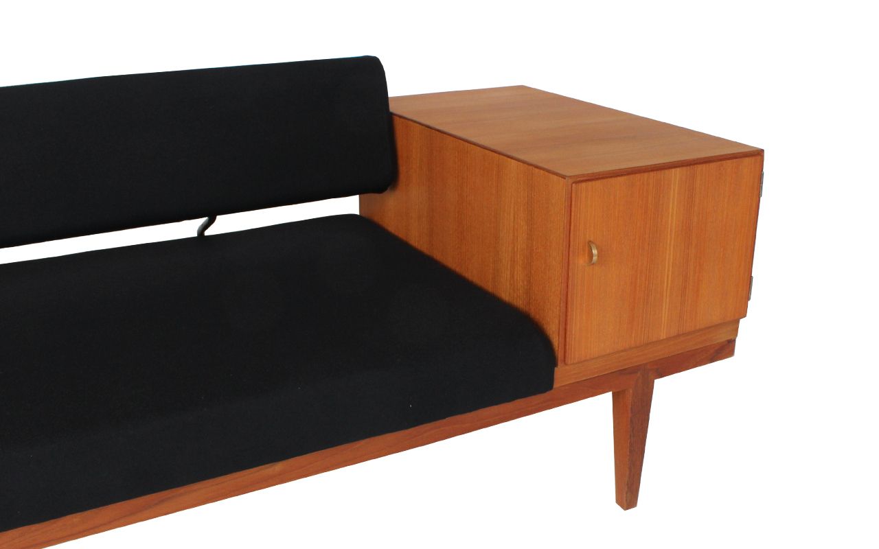 Severin Hansen 1950s Teak Daybed For Haslev photo for sale
