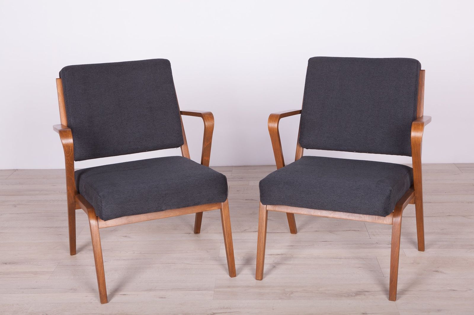 Armchairs By Selman Selmanagic For Veb Deutsche Werkstätten Hellerau, 1950s, Set Of 2