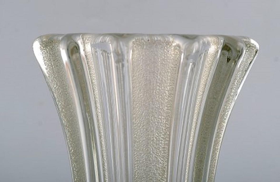 Pierre Gire '1901 1984', Aka Pierre D'avesn, Art Deco Vase In Clear Art Glass photo Home Decor