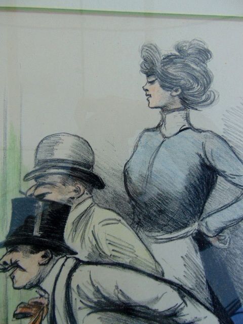 Drawing Naughty Signed By Henri Boutet photo furniture