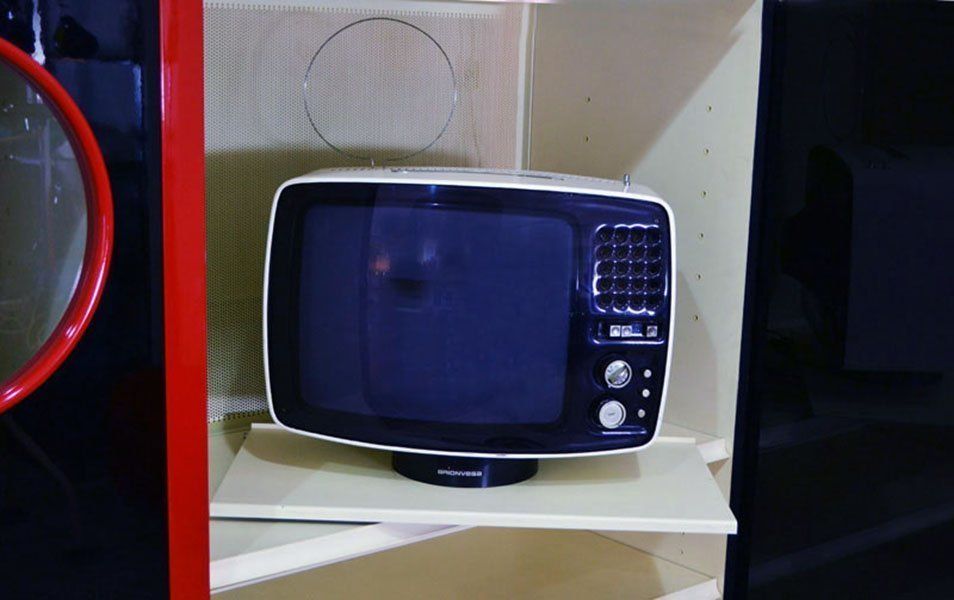 Audio And Video Play Center By Giotto Stoppino For Acerbis, 1980s photo vinterior