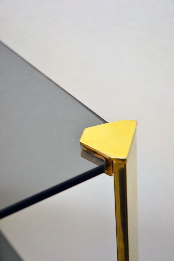 Crystal And Brass Shelving System From Gallotti & Radice, 1970s photo buy