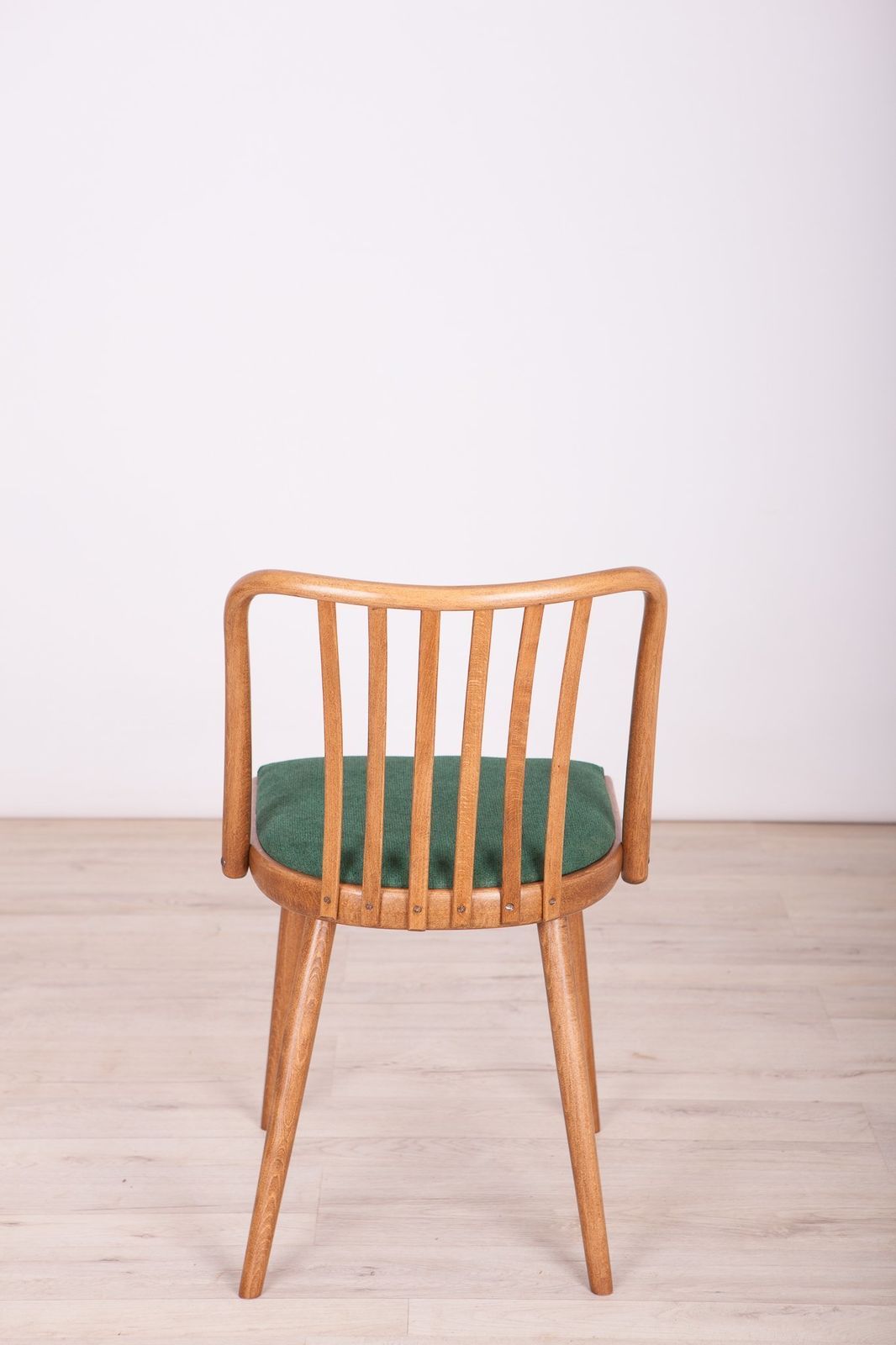 Green Dining Chairs By Antonín šuman For Ton, 1960s, Set Of 4 photo 966.0