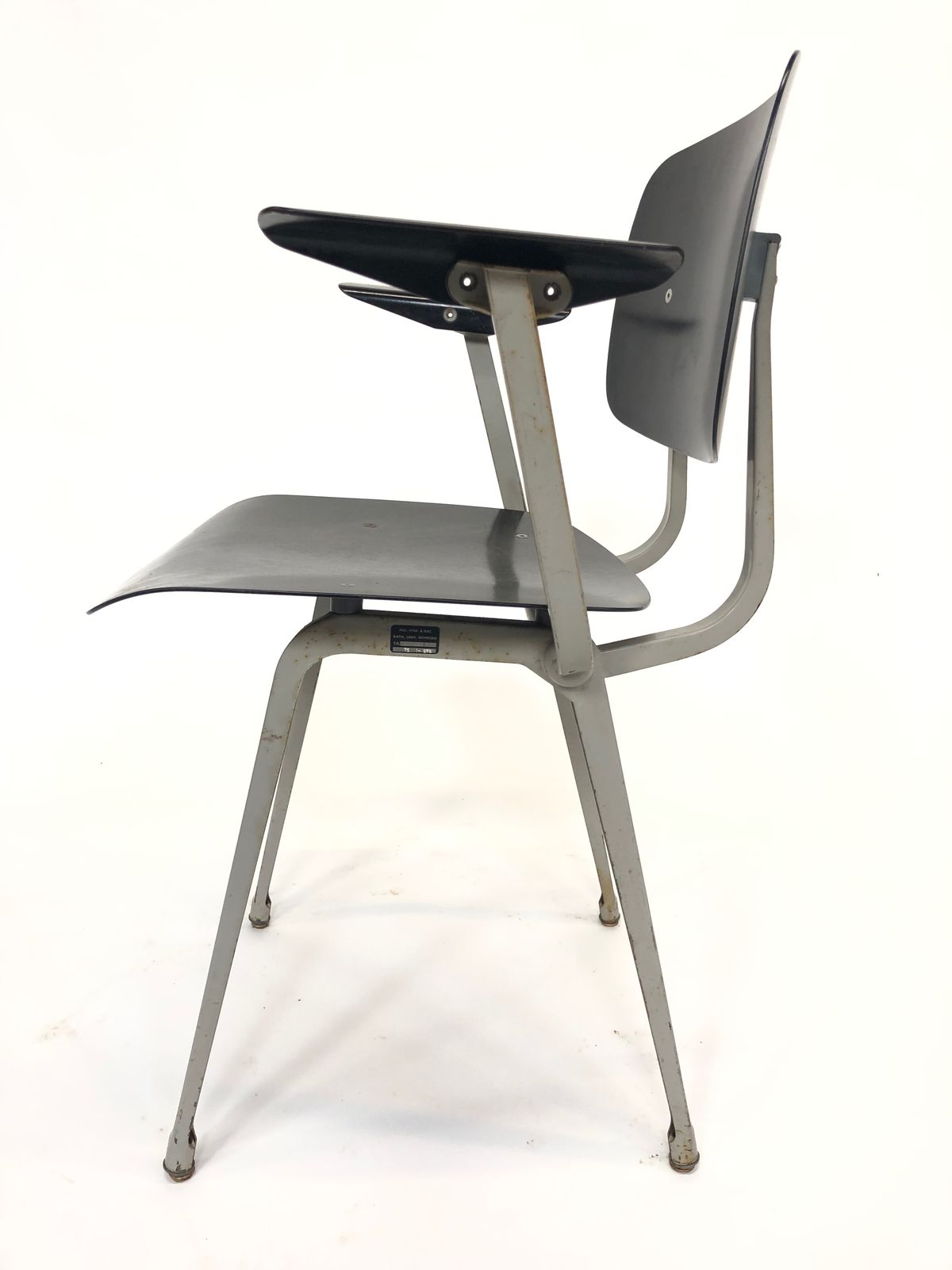 photo furniture Set Of 4 Vintage Friso Kramer   Chairs Revolt, Chair Ahrend The Circle, Rare