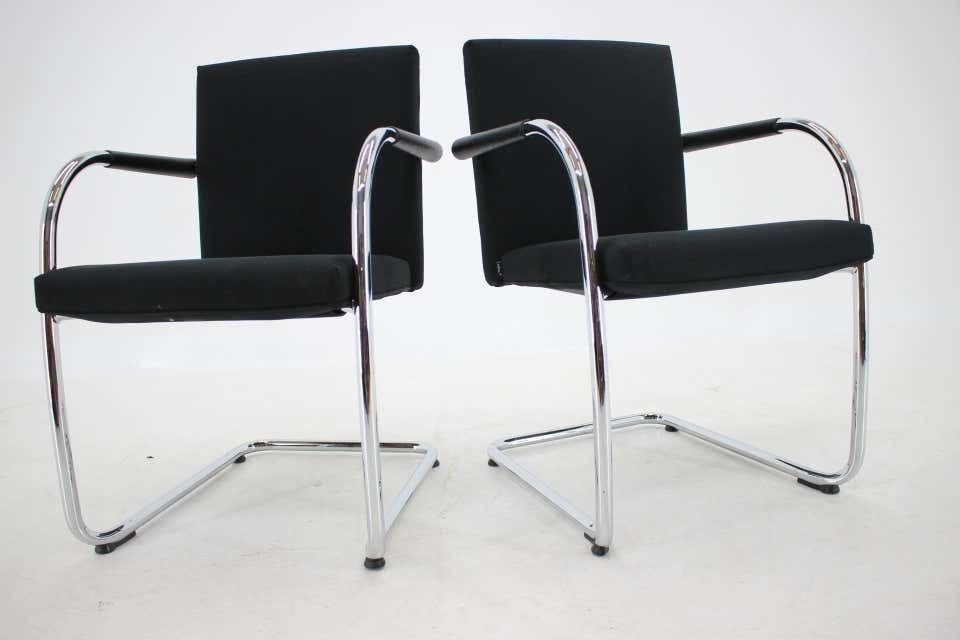 Set Of Four Armchairs Design Antonio Citterio & Glen Oliver Löw, Vitra, 1990s