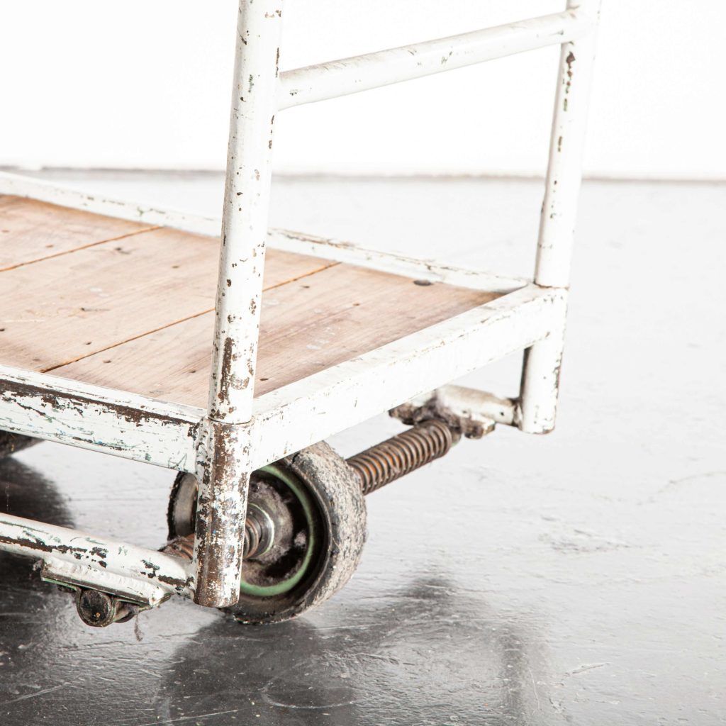 1950’s French Industrial Trolley – Tricotage Marmoutier photo buy