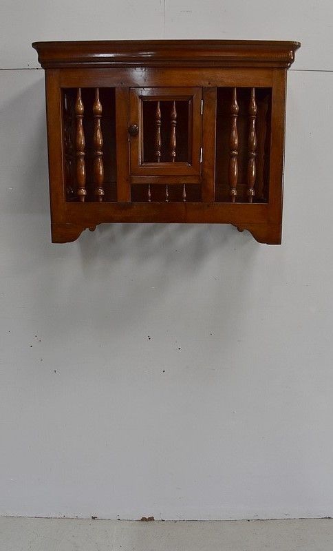 Furniture Authentic Small Panetière In Walnut, Louis Philippe Period ,Middle Of The 19th Century photo