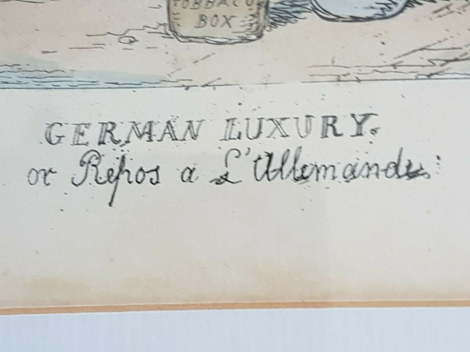 Engravings By Gillray And Rowlandson: "German Luxury", "Miseries Of The Country photo vinterior