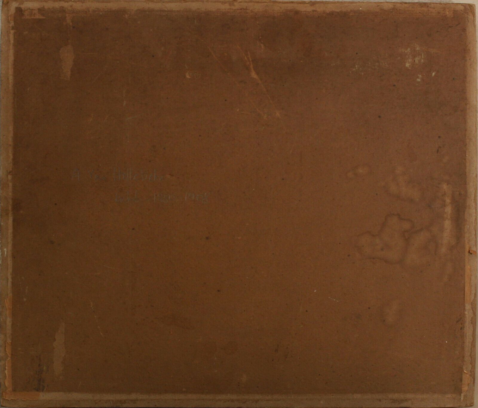 Oil On Board By French Priest And Artist Alphonse Antoine Abbe Van Hollebeke photo for sale