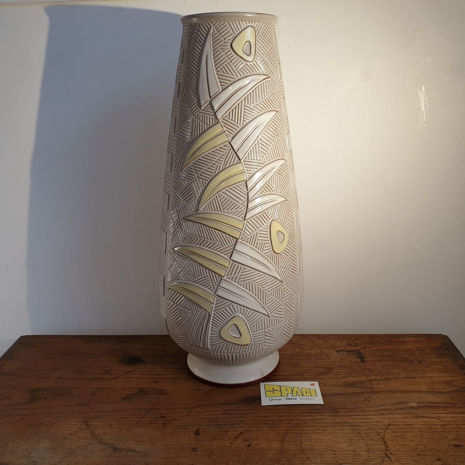 Vintage Attika Floor Vase By Carstens 1950 S photo for sale
