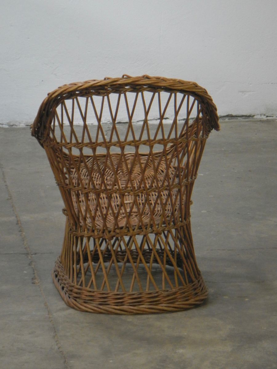 Wicker Children's Chair, 1960s photo 145.6