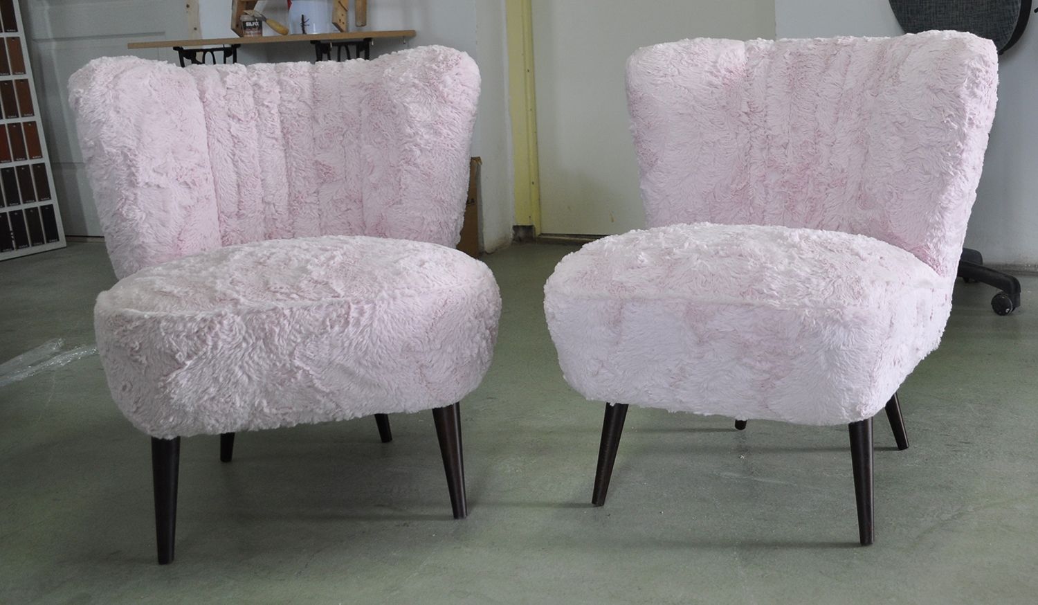 1950s Cocktail Chairs, Pair photo furniture