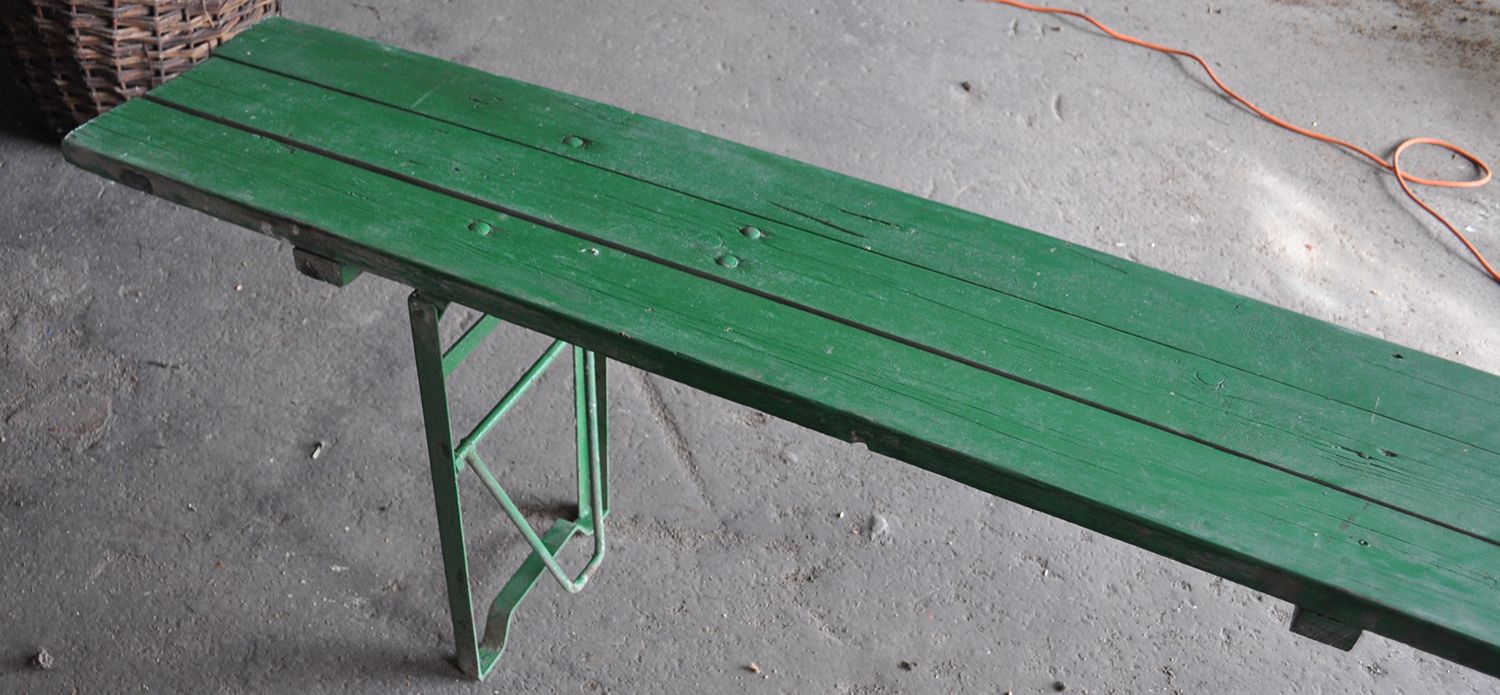 Beer Garden Bench From Europe photo for sale