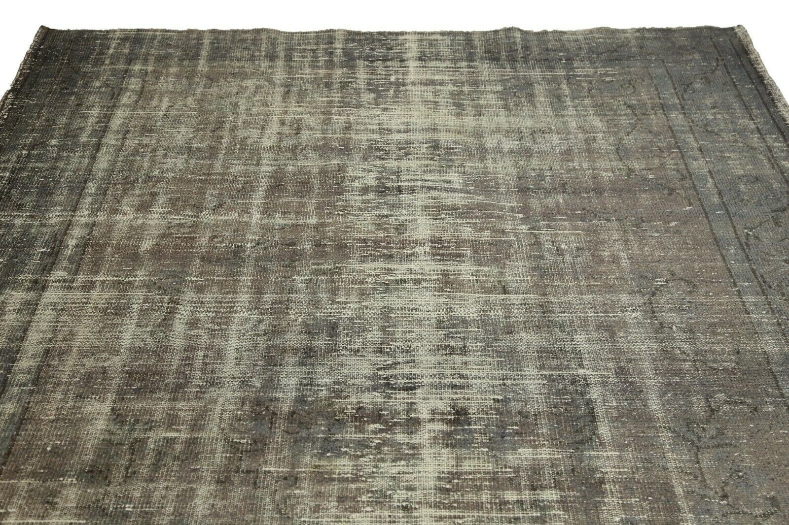 208x333 Cm Antique Hand Knotted Turkish Rug Oushak Distressed Turkey Room Decor 68x109 Ft photo Textiles