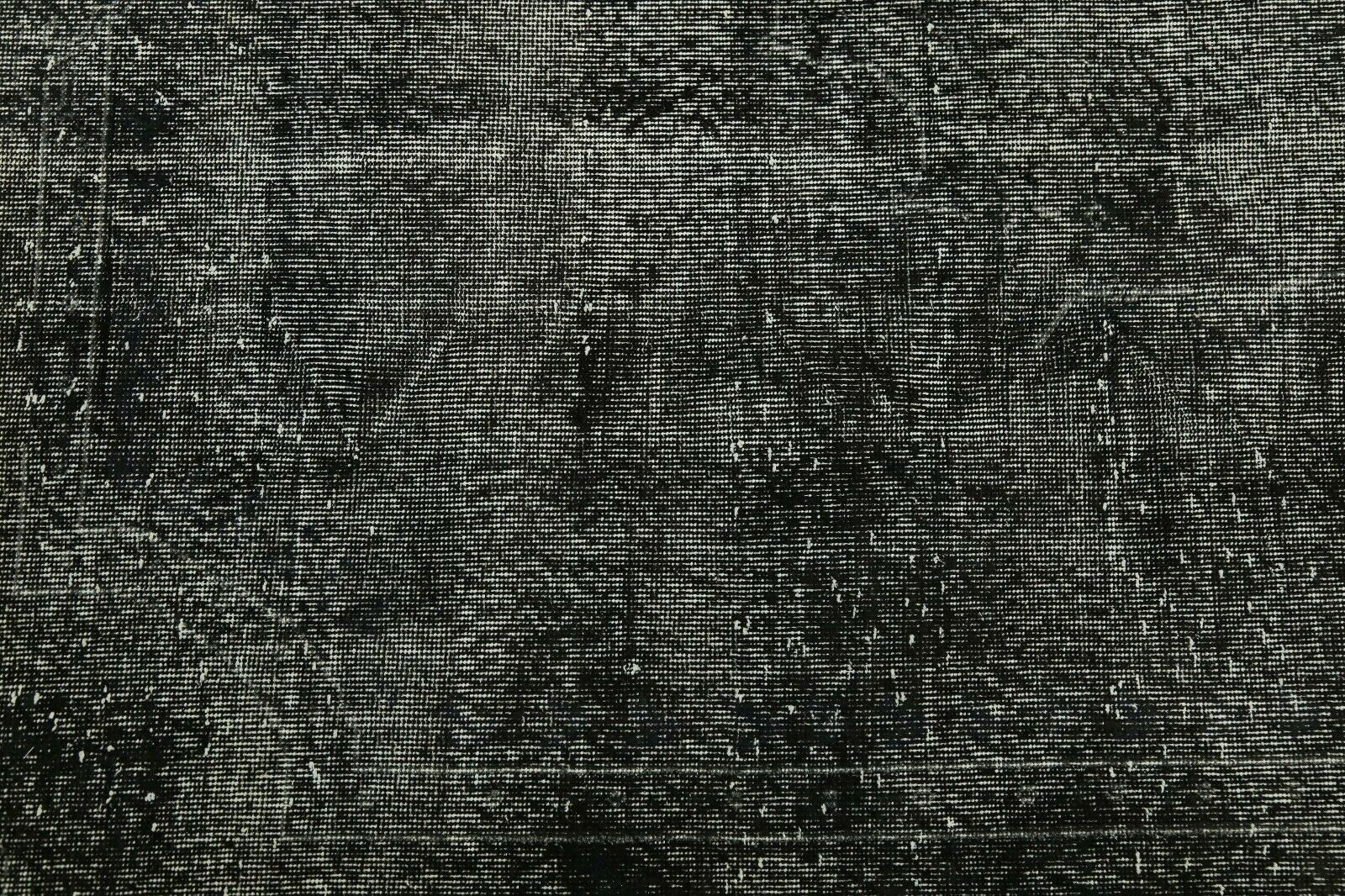 199x316 Cm Vintage Turkish Area Rug Oushak Distressed Black Handmade Modern Decor 6'6x10'4 Ft photo vintage