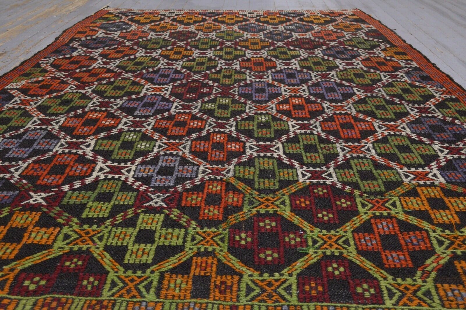 176x236 Cm Kilim Rug, Vintage Kilim Rug, Anatolian Rug, Vintage Kelim, Kilim Rugs 5.8x7.7 Ft photo 327.0