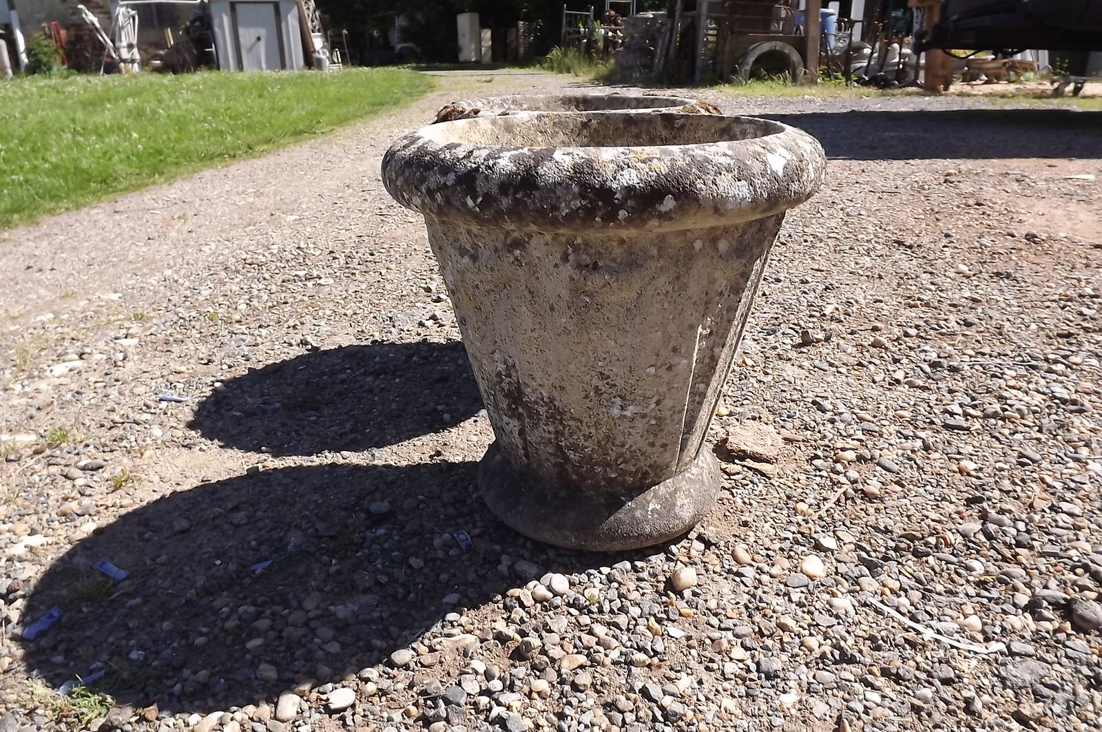 Pair Of Vases In Stone Of 19th Century Dordogne photo furniture