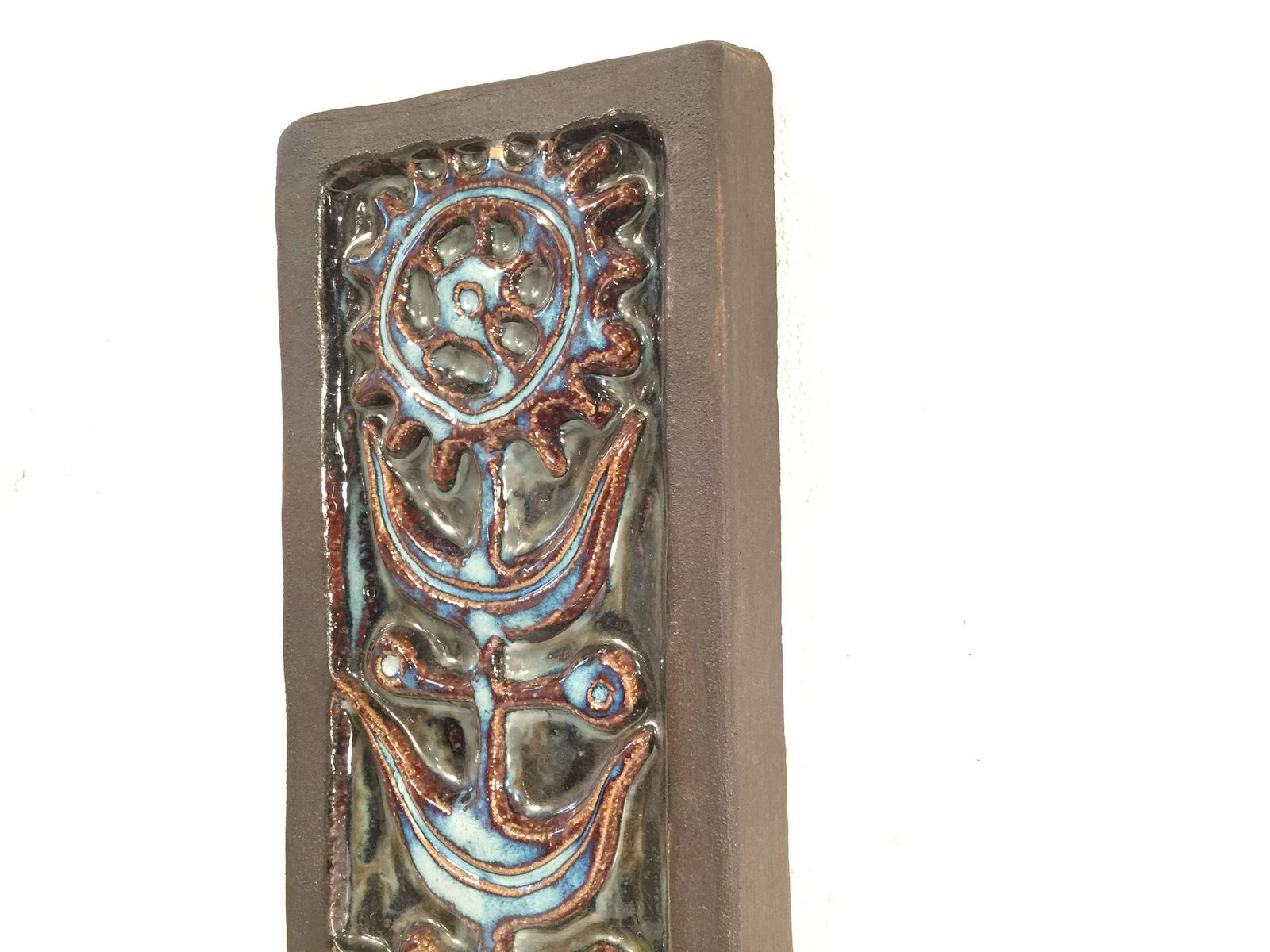 Gerd Hiort Petersen For Danish Pottery Facotory Soholm, Modernist Relief / Wall Hanging / Wall Plaque photo furniture