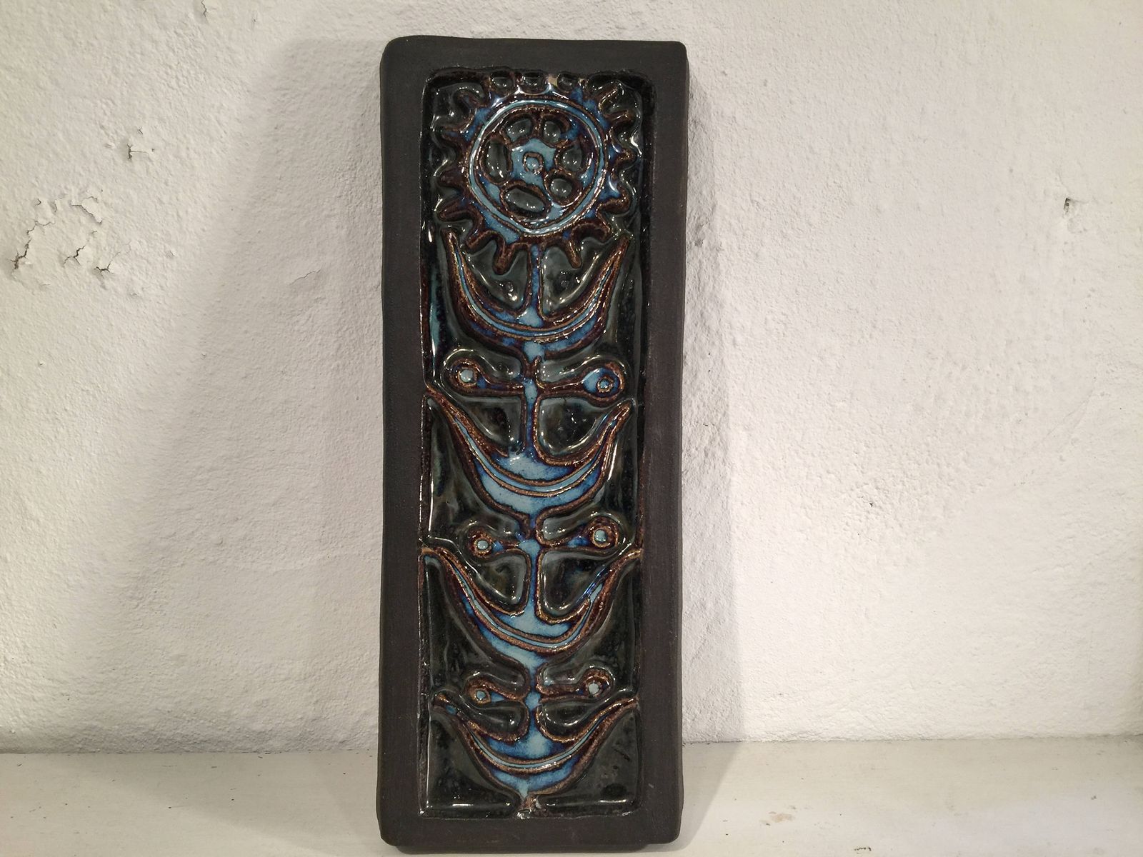 Gerd Hiort Petersen For Danish Pottery Facotory Soholm, Modernist Relief / Wall Hanging / Wall Plaque photo buy