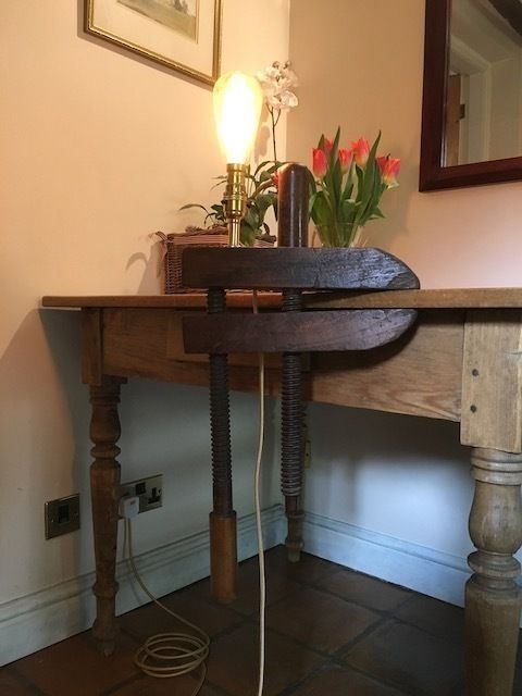 Vintage Cabinet Makers Clamp Table Light photo Lighting