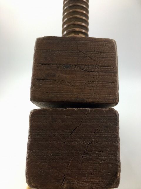90.0 Vintage Cabinet Makers Clamp Table Light photo