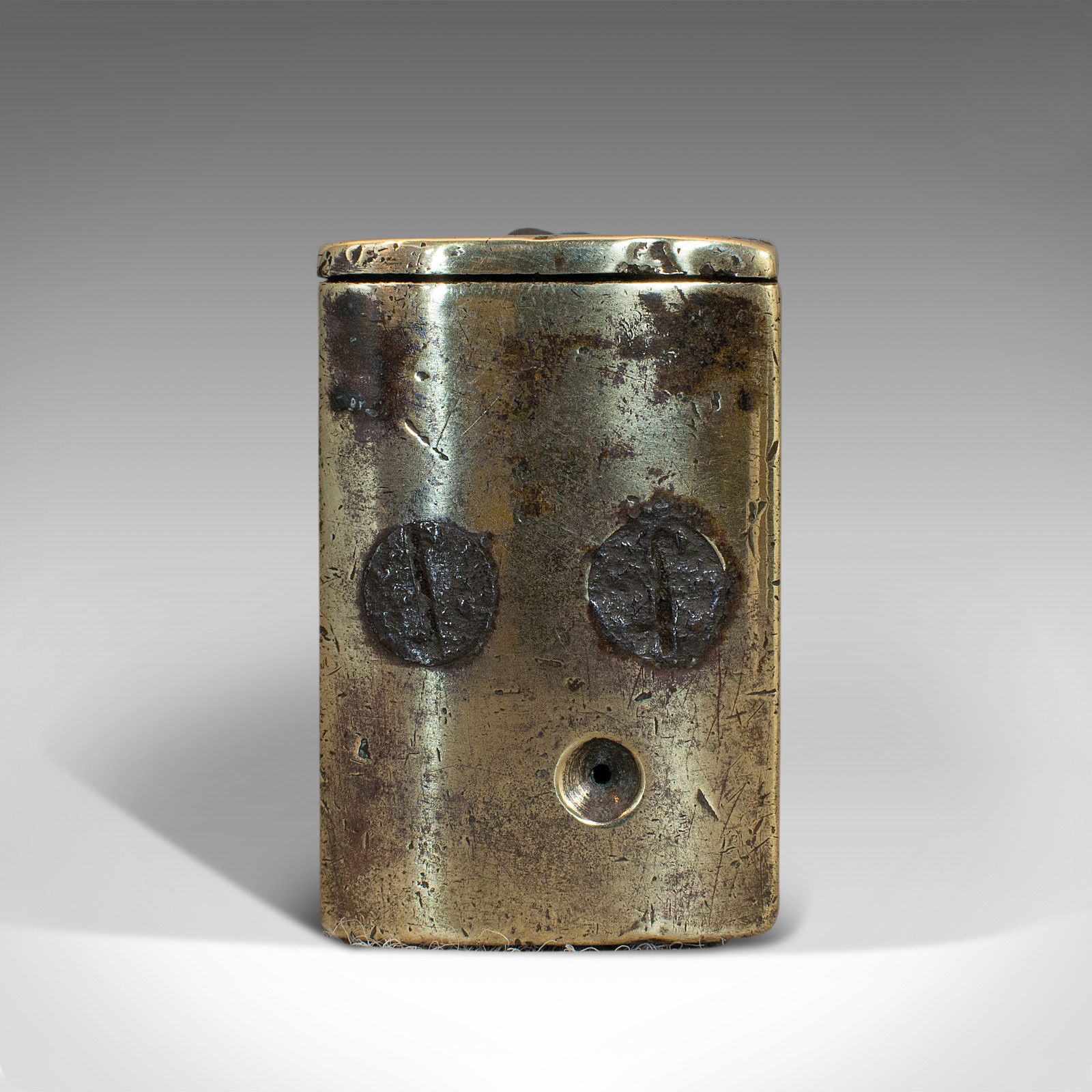 Antique Master Craftsman's Spirit Level, English, Brass, Desk, Victorian, 1850 photo vinterior