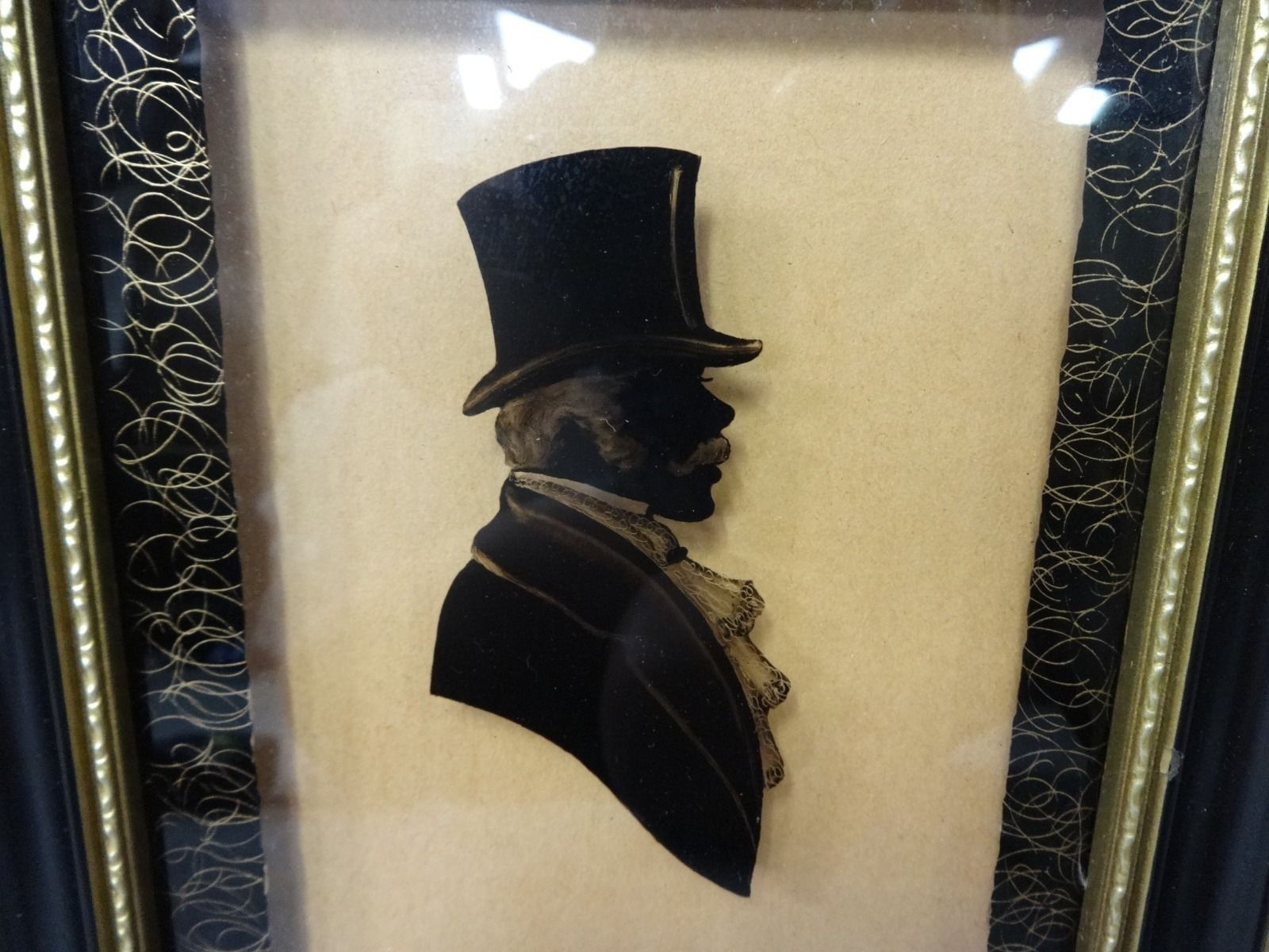 Regency Silhouette Of A Bearded Gentleman photo furniture