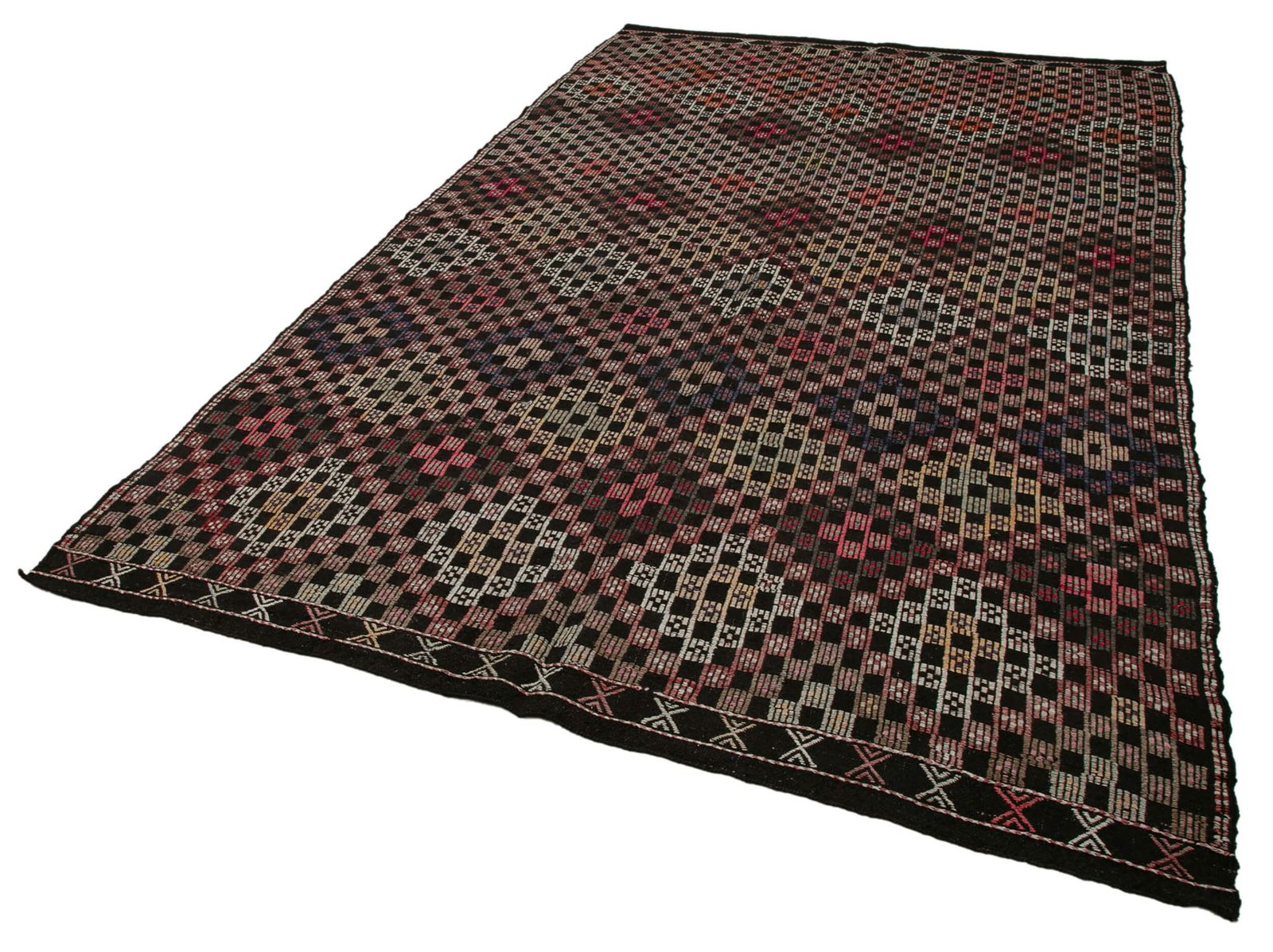 Antique Turkish Cecim Kilim 313 X 203 Sku 35640 photo furniture