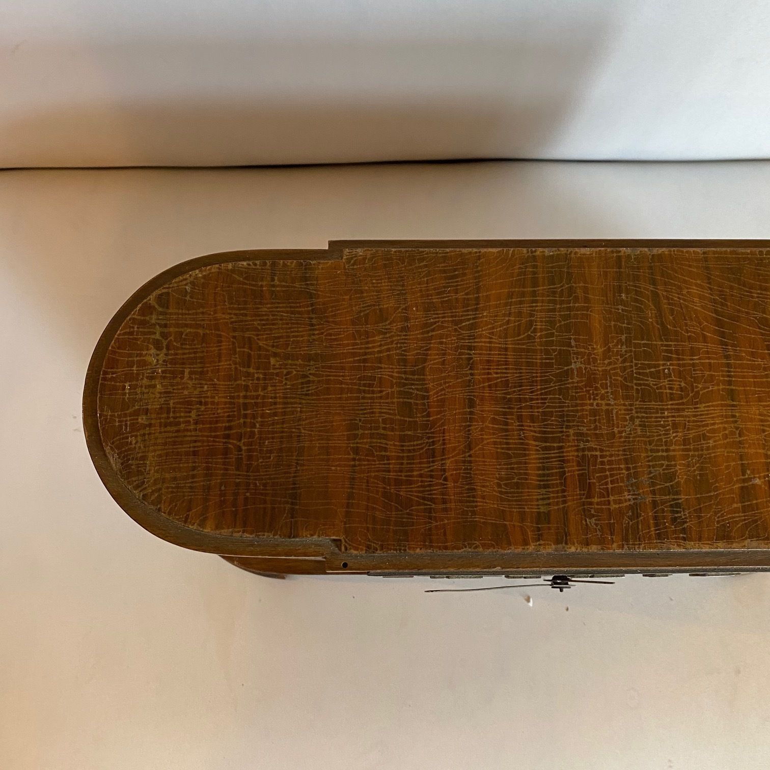 20th Century, Rosewood Art Deco Table Clock photo vinterior