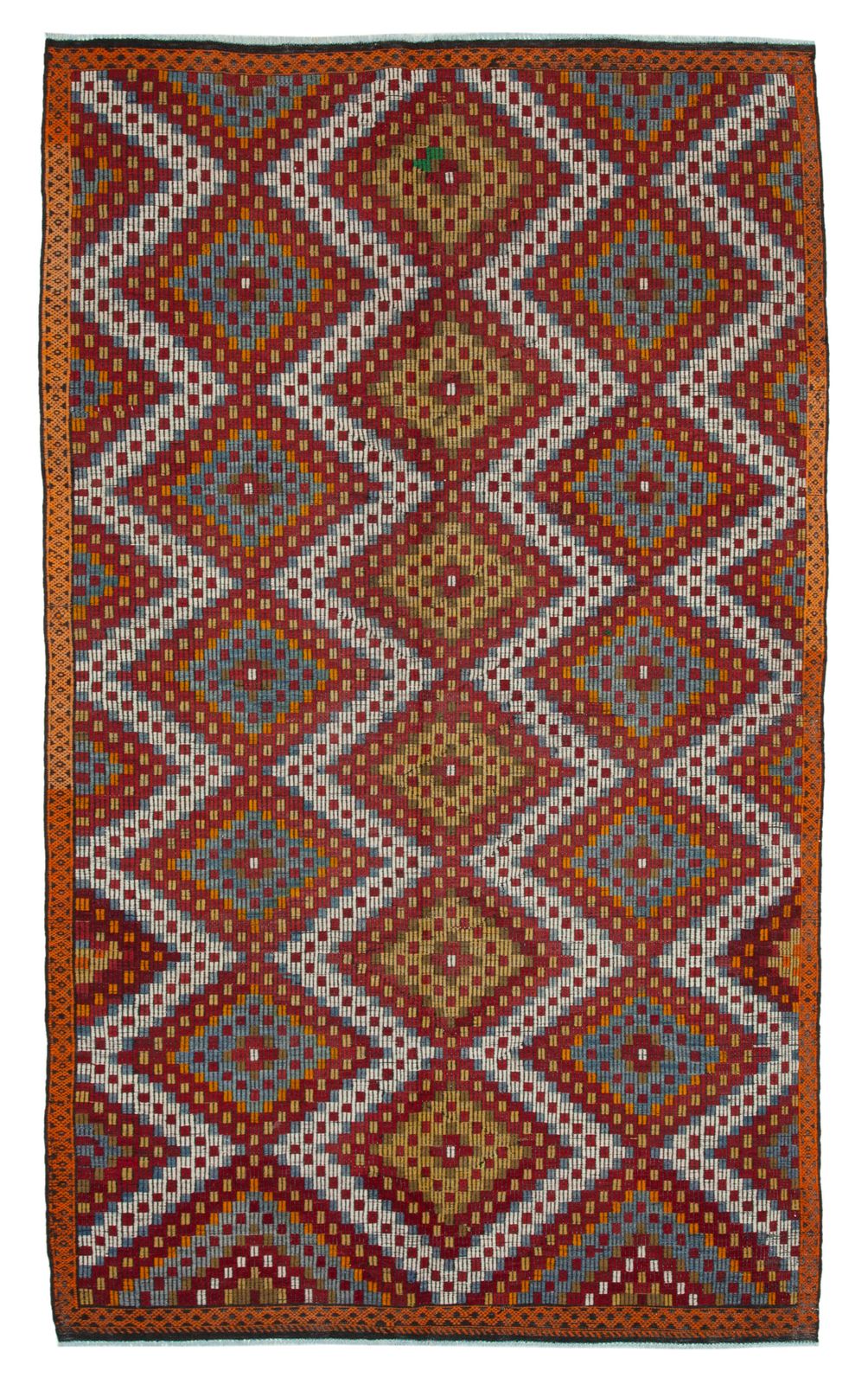 Antique Turkish Cecim Kilim 304 X 181 Sku 35664