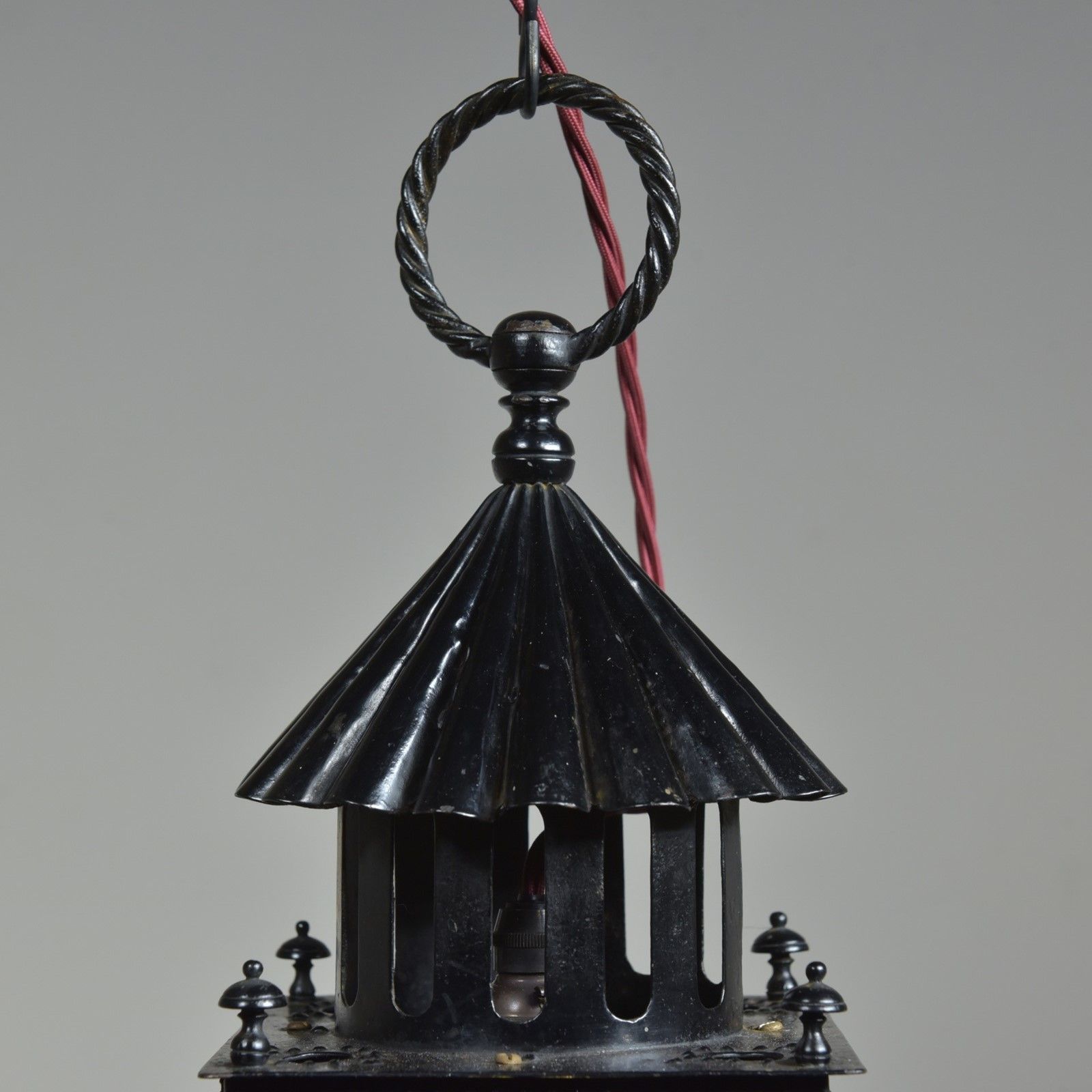 Victorian Bullseye Glazed Lantern photo Lighting