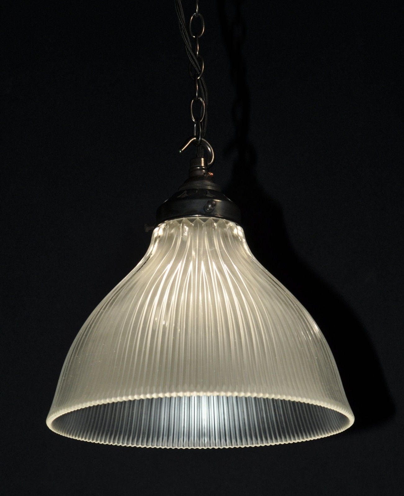 Antique Holophane Pendant Lights X20