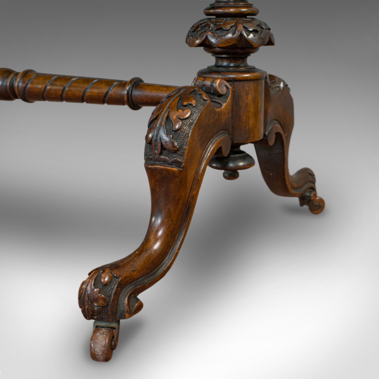 1295.0 Antique Oval Table, English, Burr Walnut, Centre, Side, Victorian, Circa 1870 photo