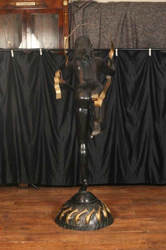 Bronze Art Nouveau Figurine By Paul Manship Large Garden Statue photo for sale