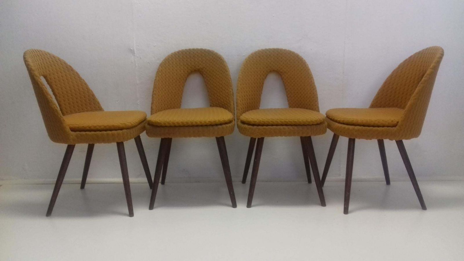 Set Of Four Design Dining Chairs Designed By Antonín šuman, 1960s photo Furniture