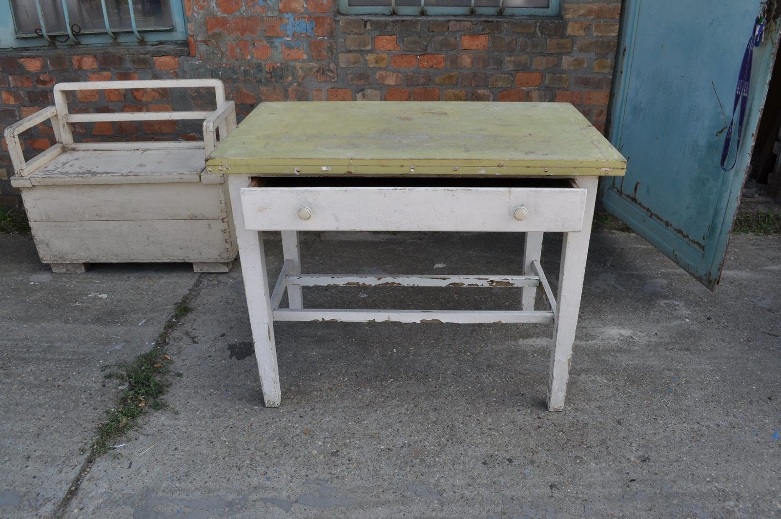 Rustic Dining Table, 1950s