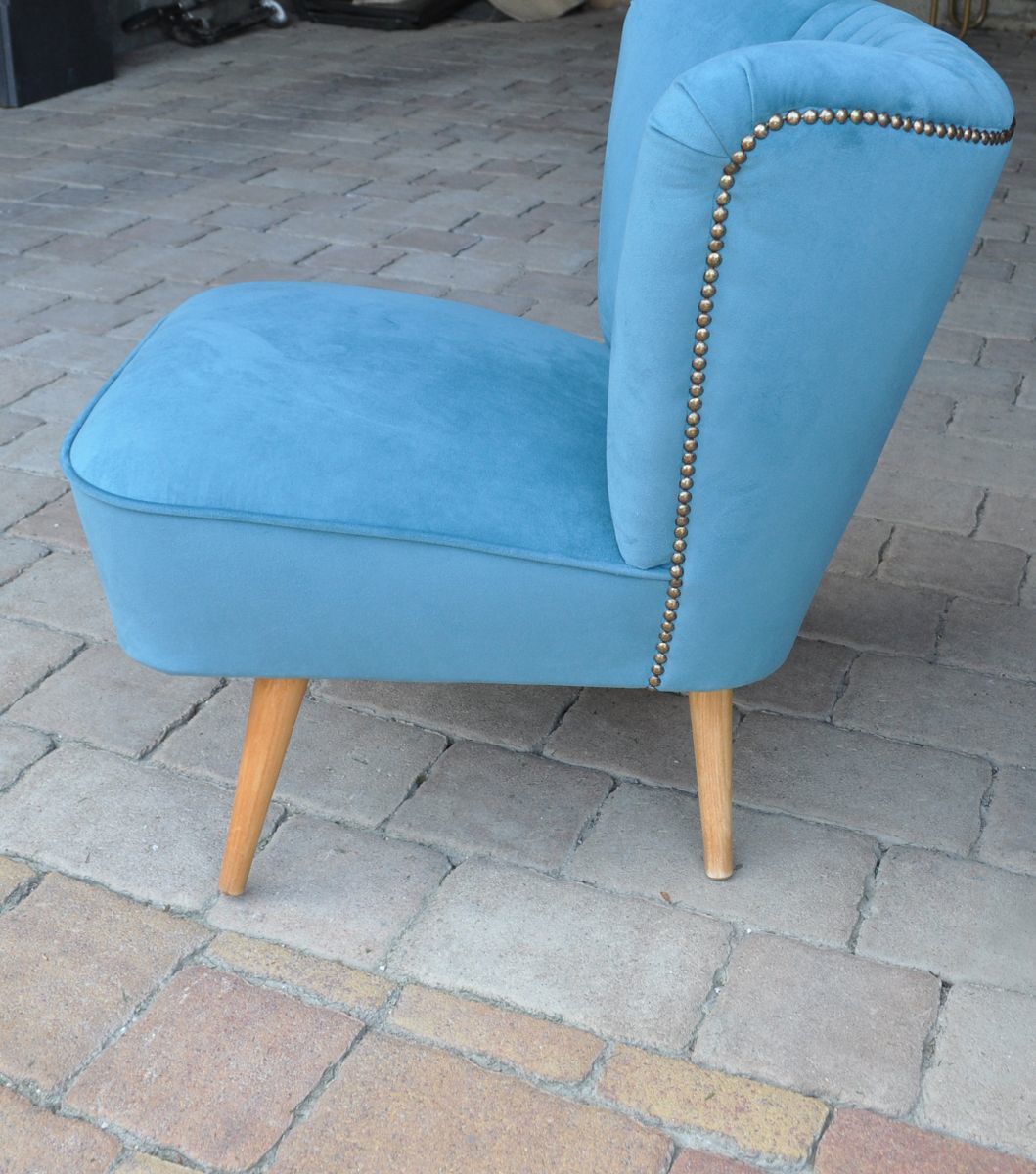 Blue Cocktail Chair, 1960s photo Furniture